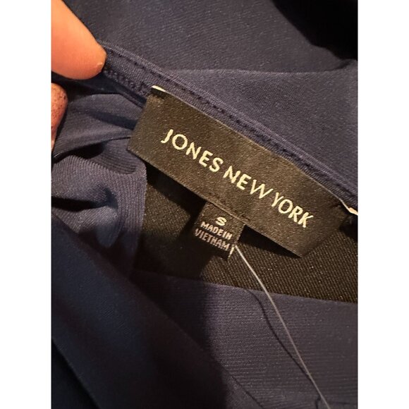 Jones New York Draped Neckline Blouse – Size Small – NWT $69 - Picture 2 of 7